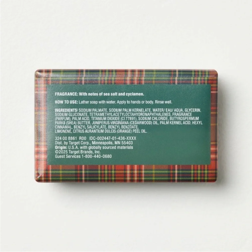 Salt Scented Bar Soap Red/Green 5oz - Hearth & Hand™ with Magnolia